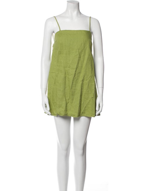 Reformation Linen Square Neckline Tunic