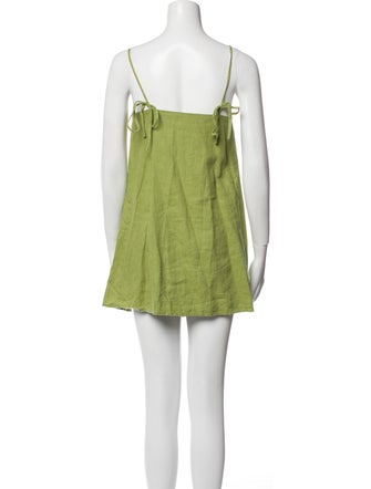 Reformation Linen Square Neckline Tunic