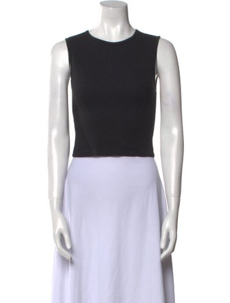 Reformation Crew Neck Sleeveless Crop Top