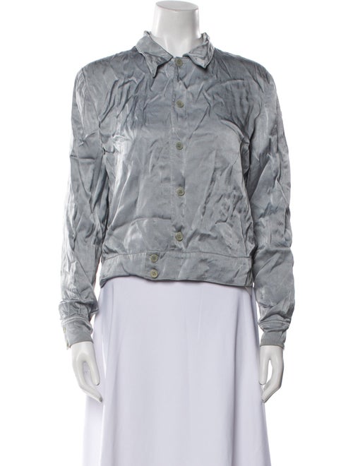 Reformation Floral Print Denim Jacket