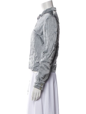 Reformation Floral Print Denim Jacket