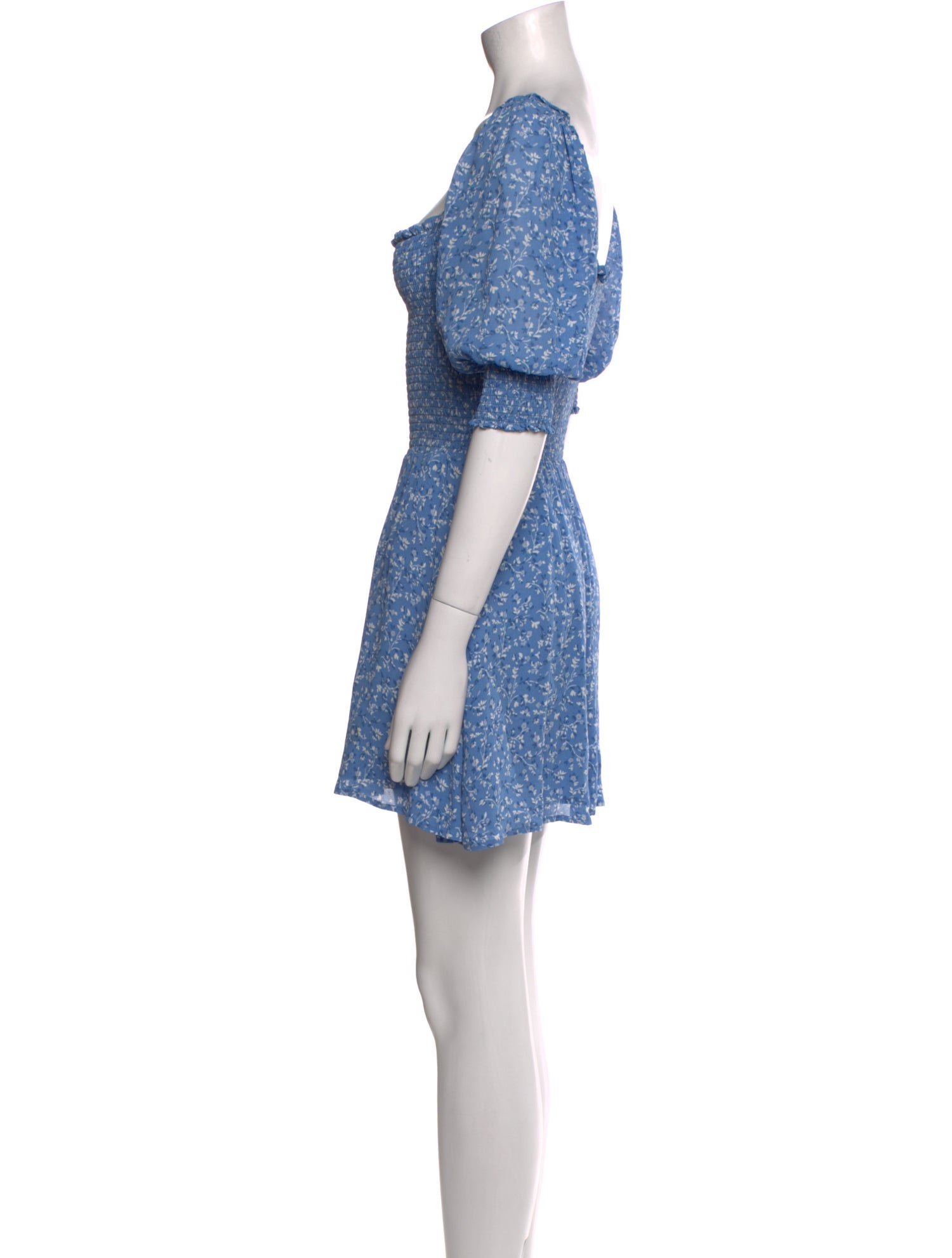 Reformation Floral Print Mini Dress