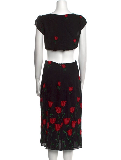 Reformation Printed Midi Length Dress