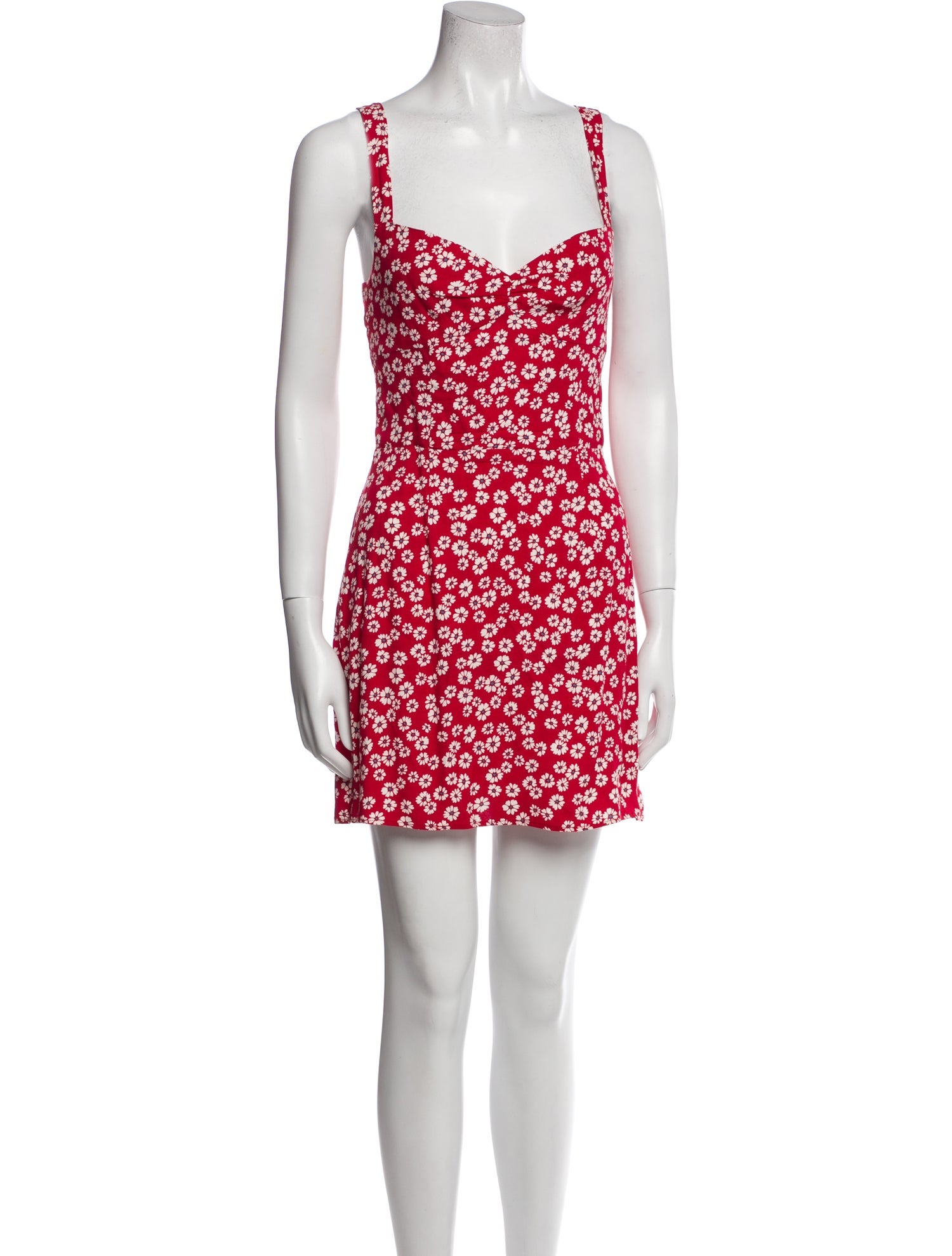 Reformation Floral Print Mini Dress