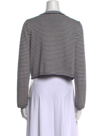 Reformation Striped V-Neck Sweater