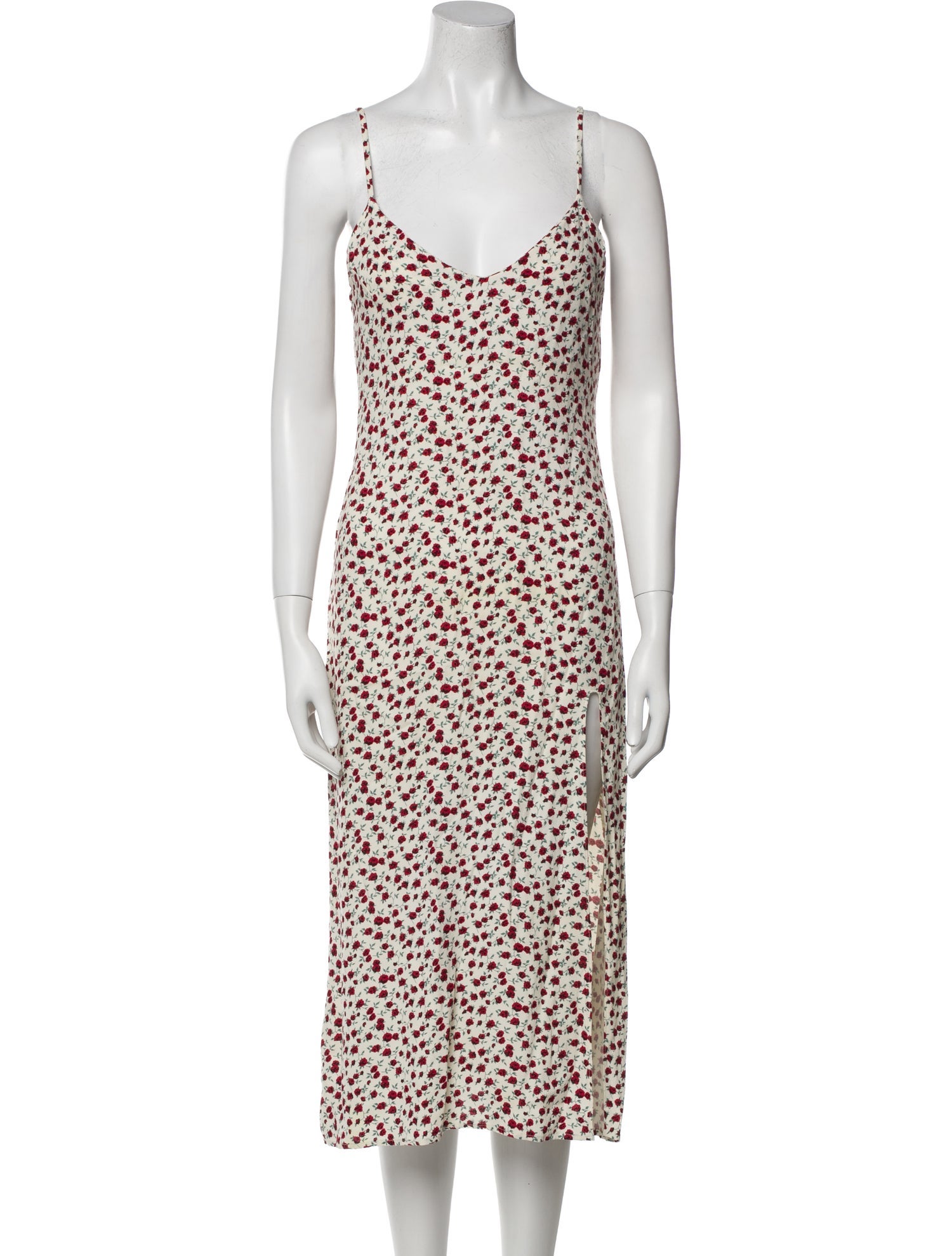 Reformation Printed Midi Length Dress