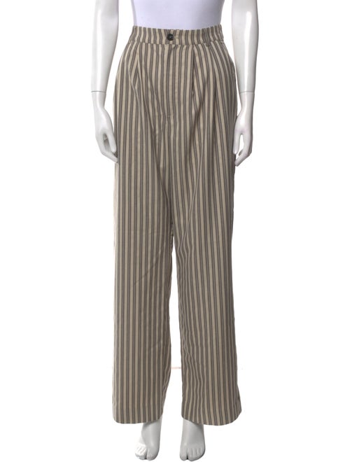 Reformation Striped Wide Leg Pants