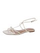 Reformation Patent Leather T-Strap Sandals