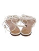 Reformation Patent Leather T-Strap Sandals