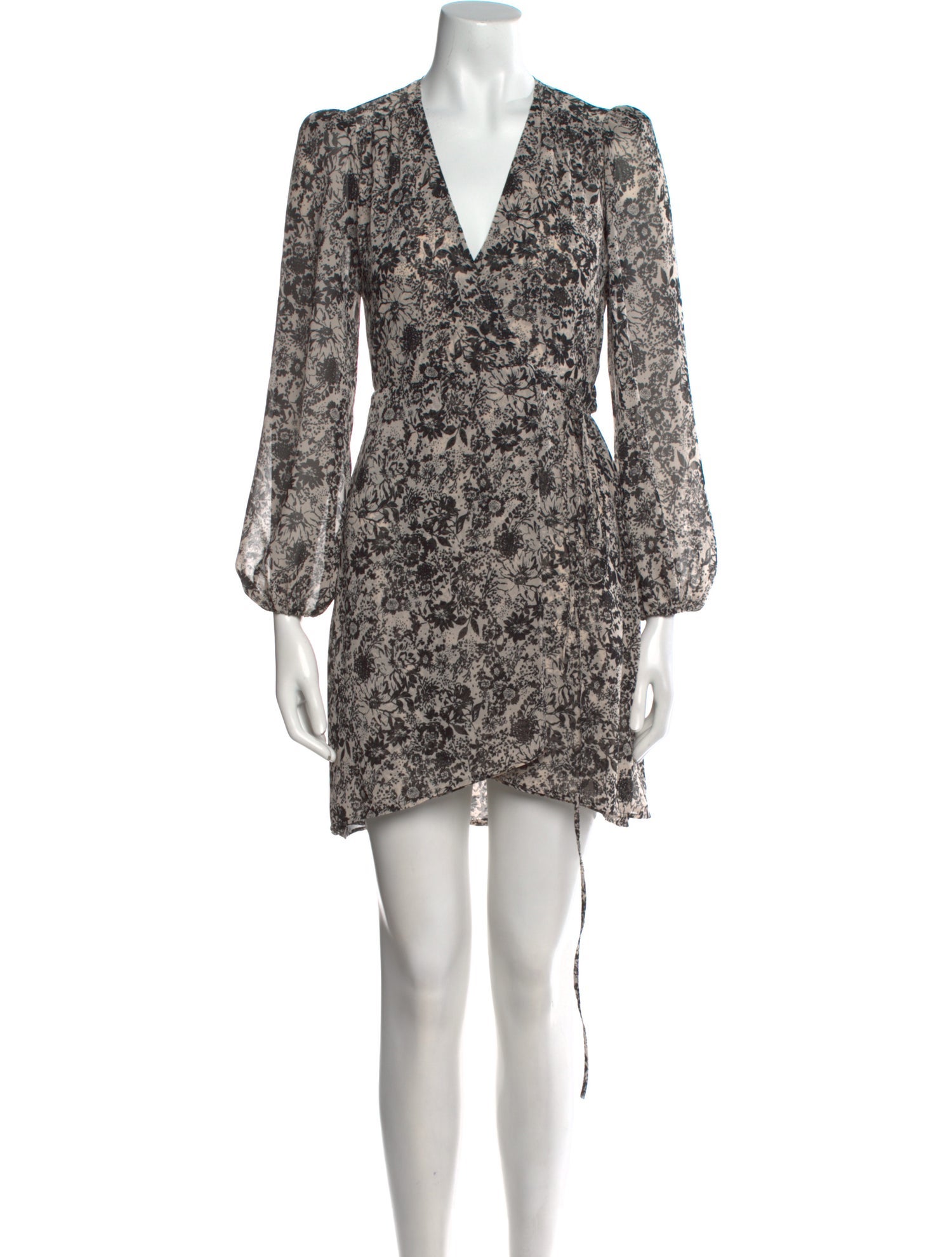 Reformation Floral Print Mini Dress