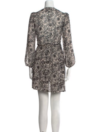 Reformation Floral Print Mini Dress