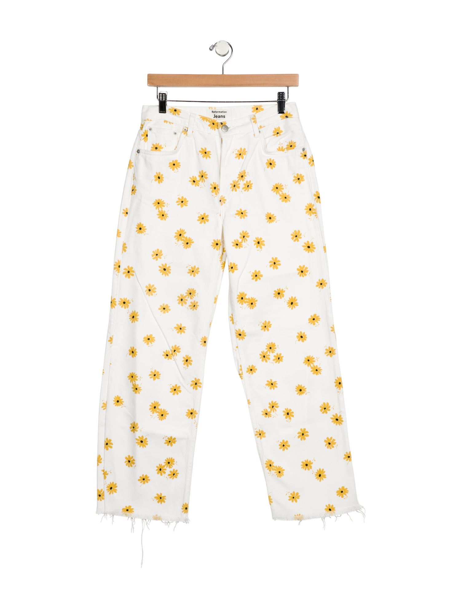 Reformation Mid-Rise Wide Leg Jeans