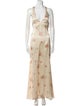 Reformation Silk Long Dress