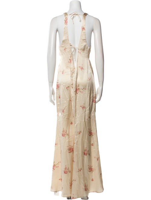 Reformation Silk Long Dress