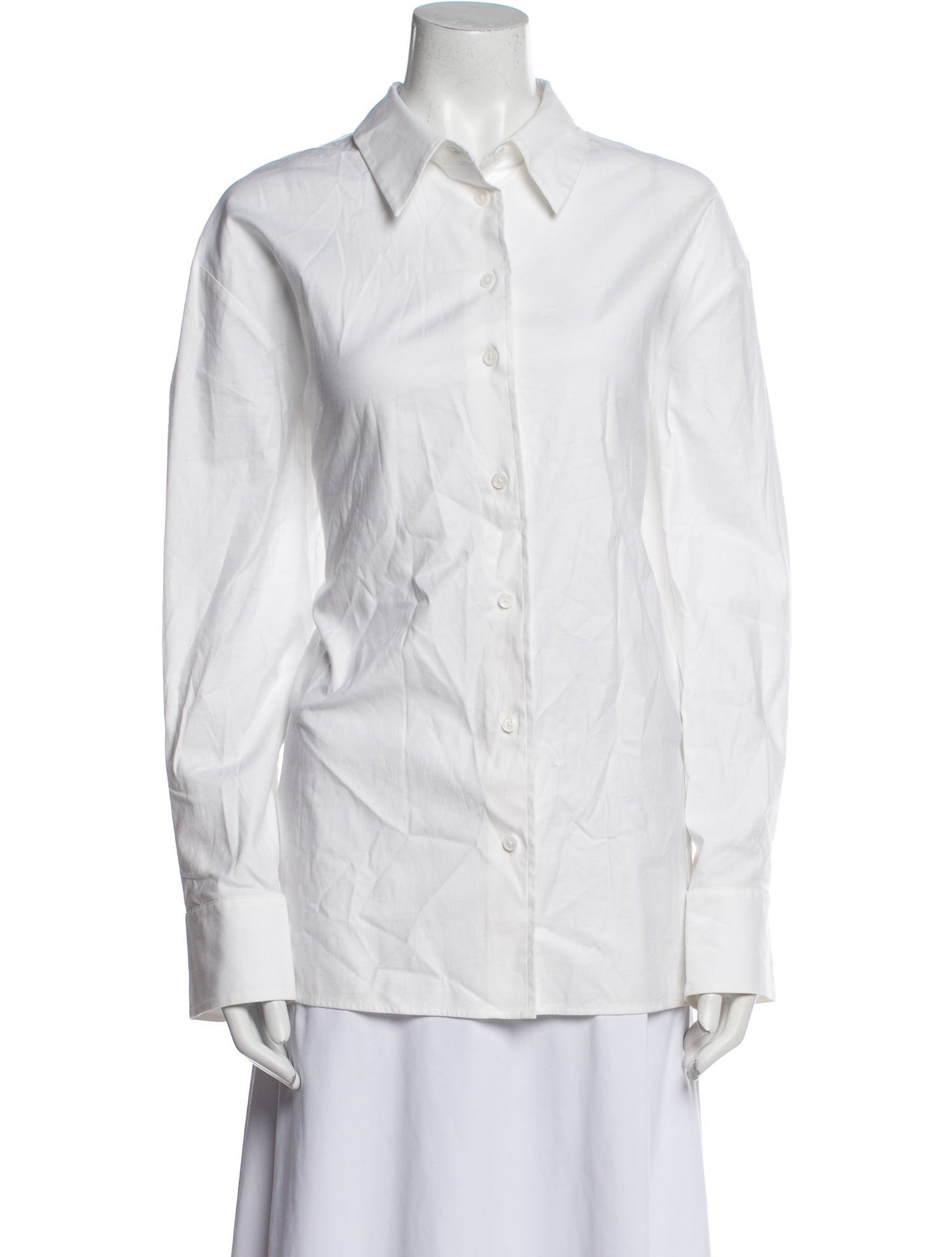 Reformation Long Sleeve Button-Up Top