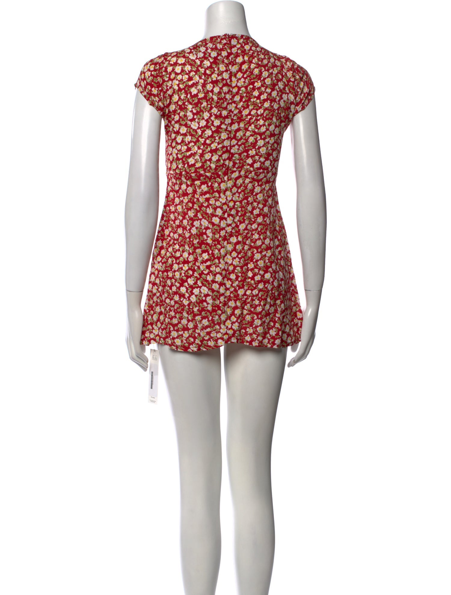 Reformation Floral Print Mini Dress