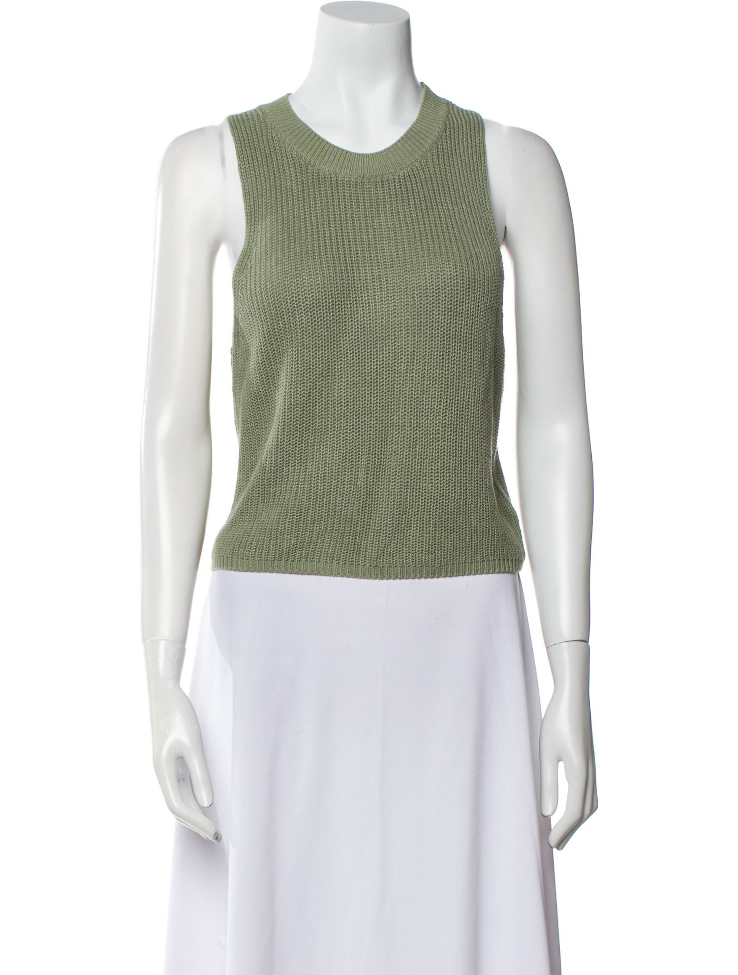 Reformation Printed Scoop Neck Top