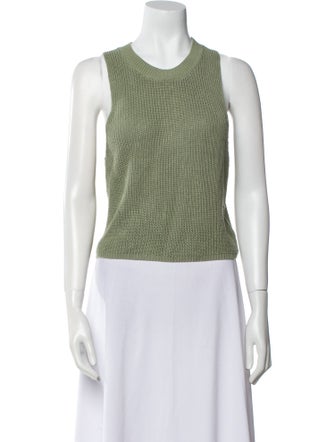 Reformation Printed Scoop Neck Top