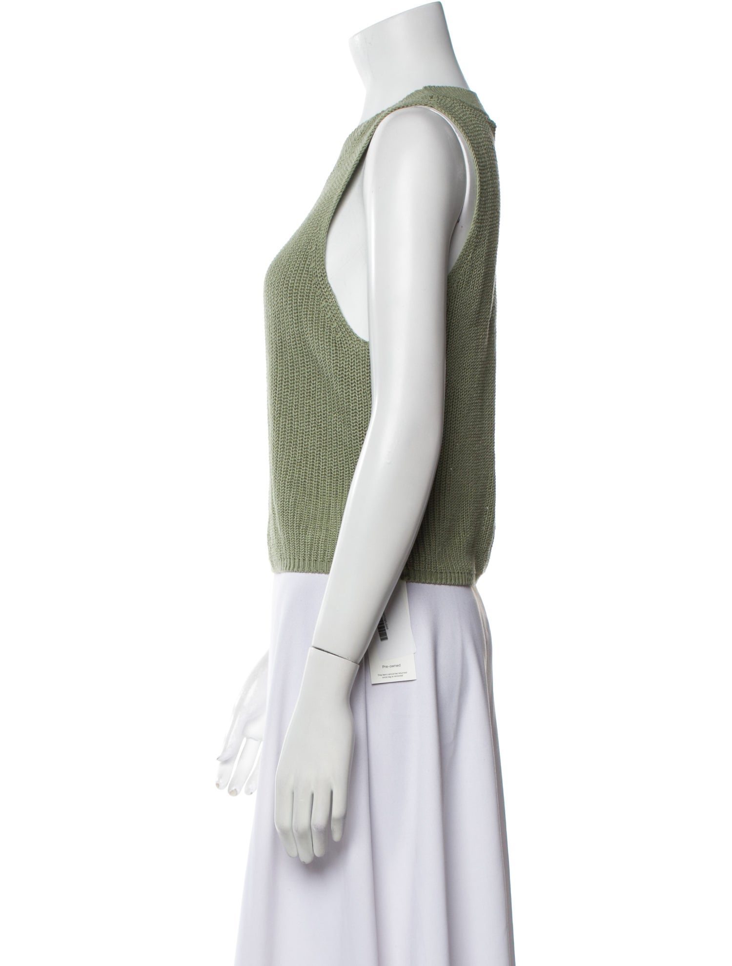 Reformation Printed Scoop Neck Top