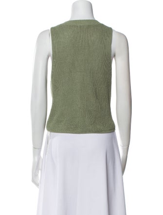 Reformation Printed Scoop Neck Top