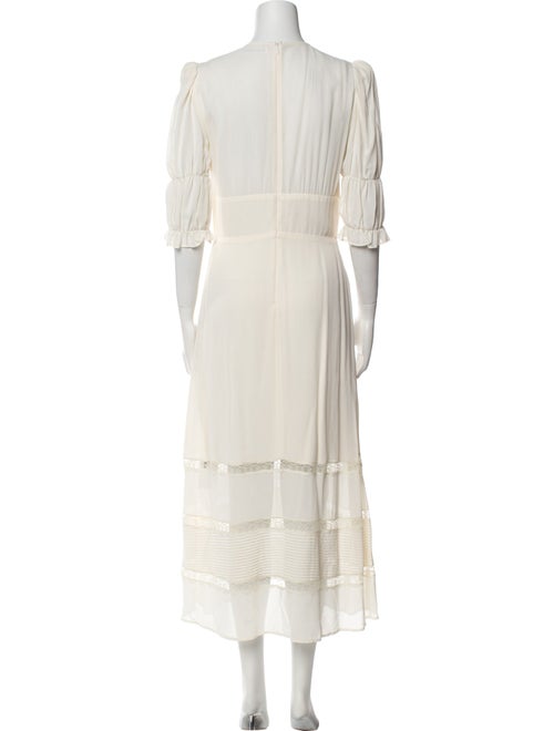 Reformation V-Neck Long Dress