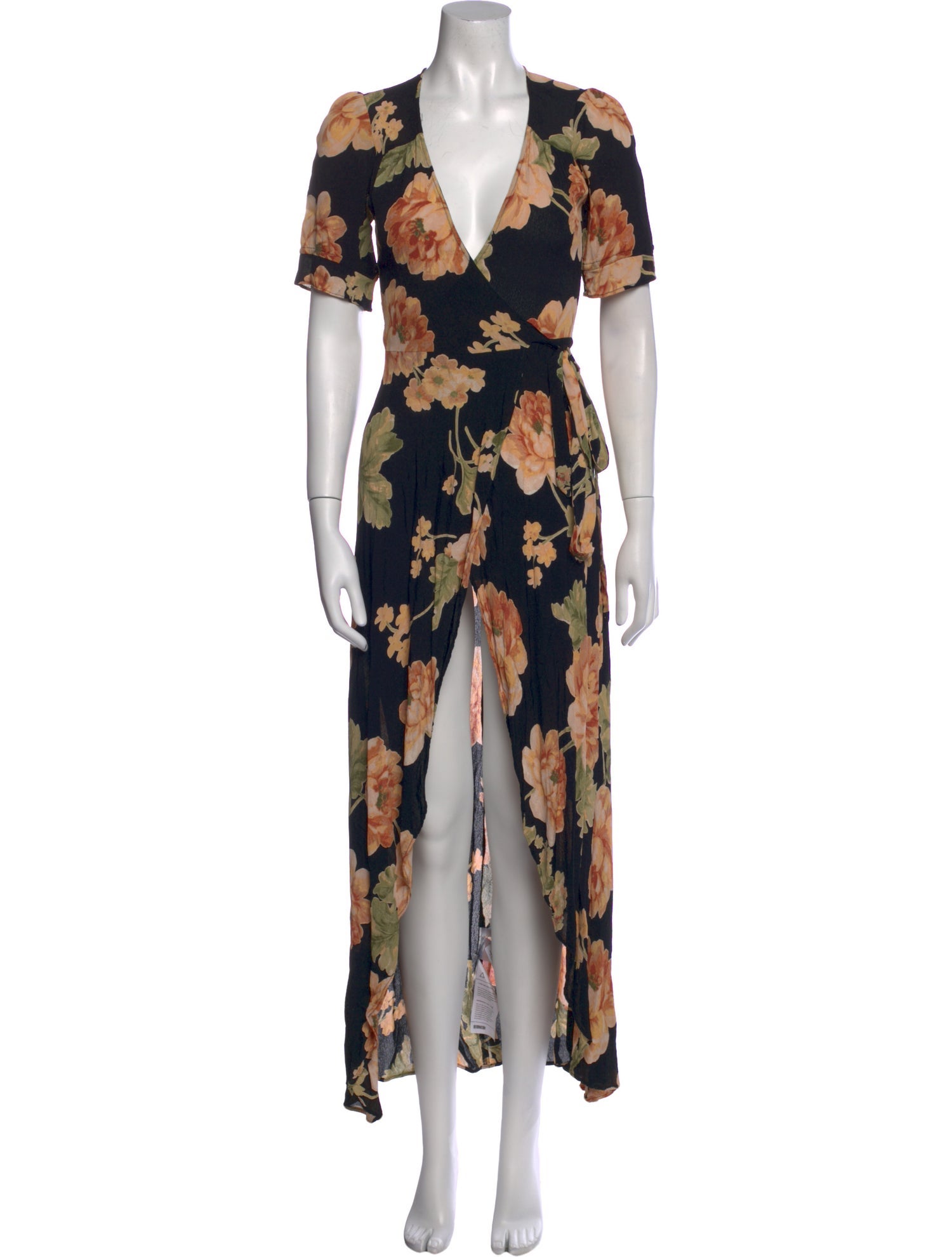 Reformation Floral Print Long Dress