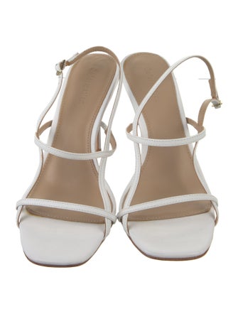 Reformation Leather Slingback Sandals