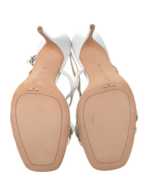 Reformation Leather Slingback Sandals