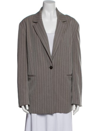 Reformation Striped Blazer