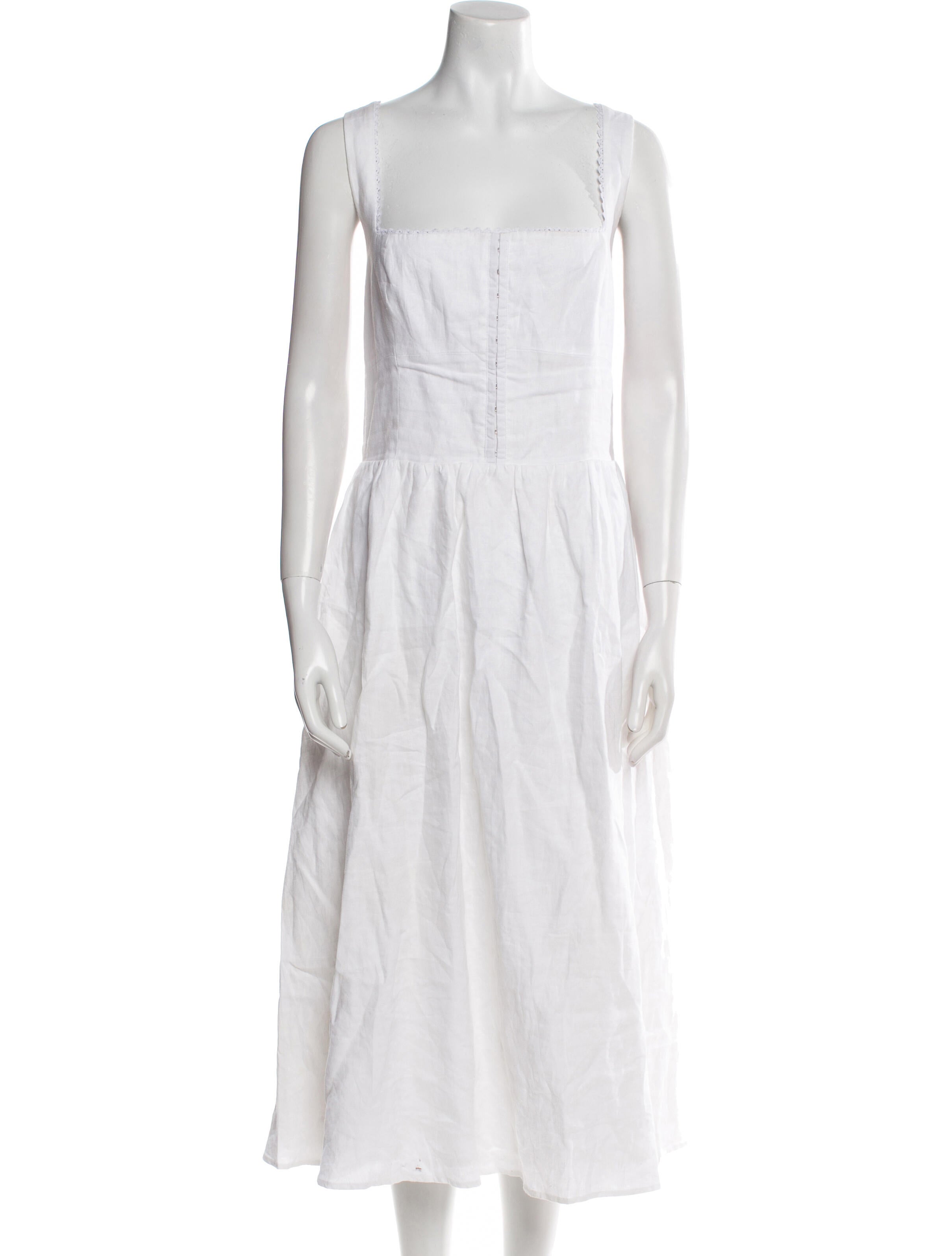 Reformation Linen Long Dress
