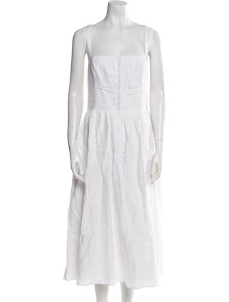 Reformation Linen Long Dress