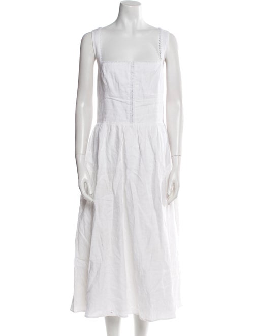 Reformation Linen Long Dress