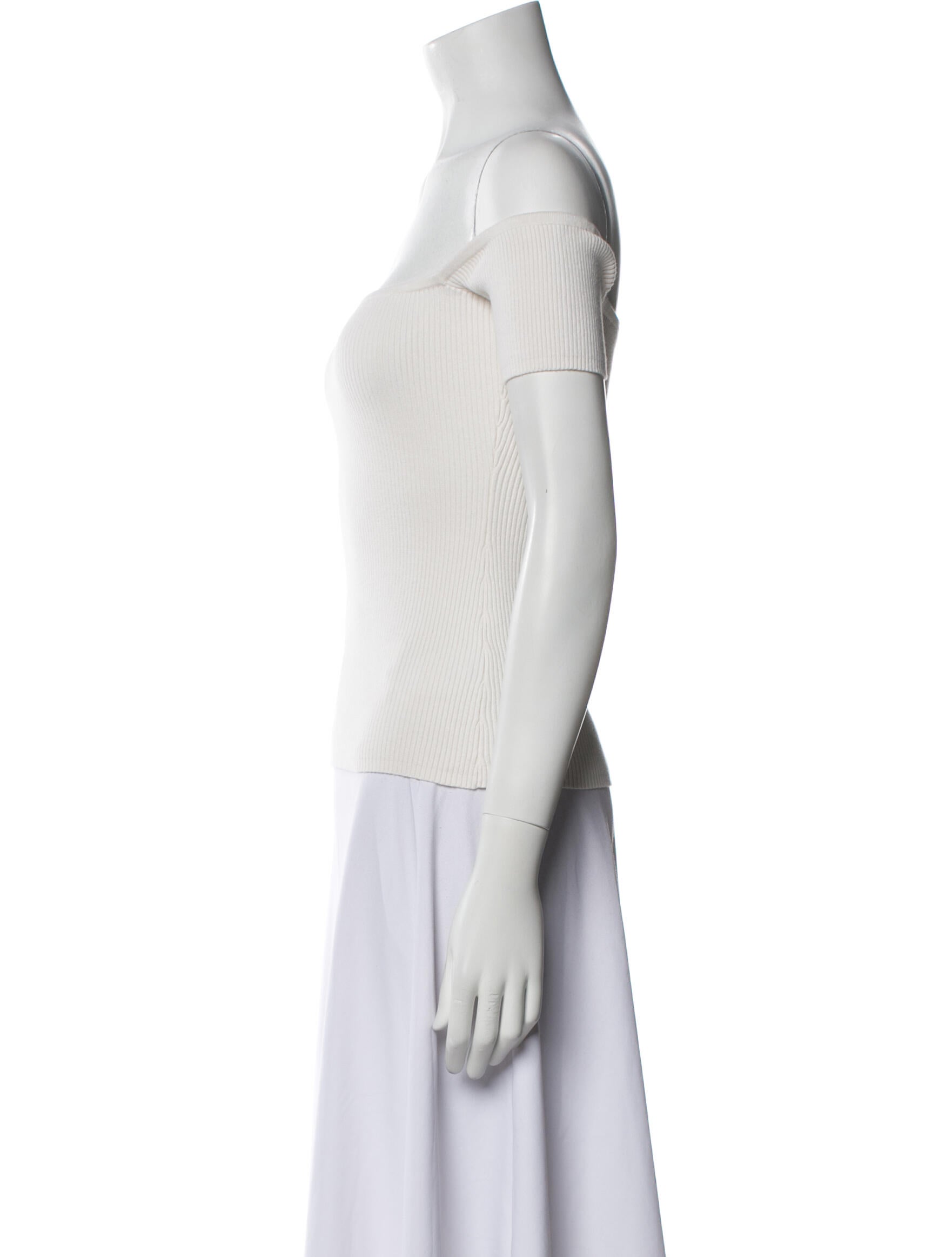 Reformation Off-The-Shoulder Short Sleeve Top