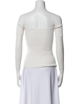 Reformation Off-The-Shoulder Short Sleeve Top