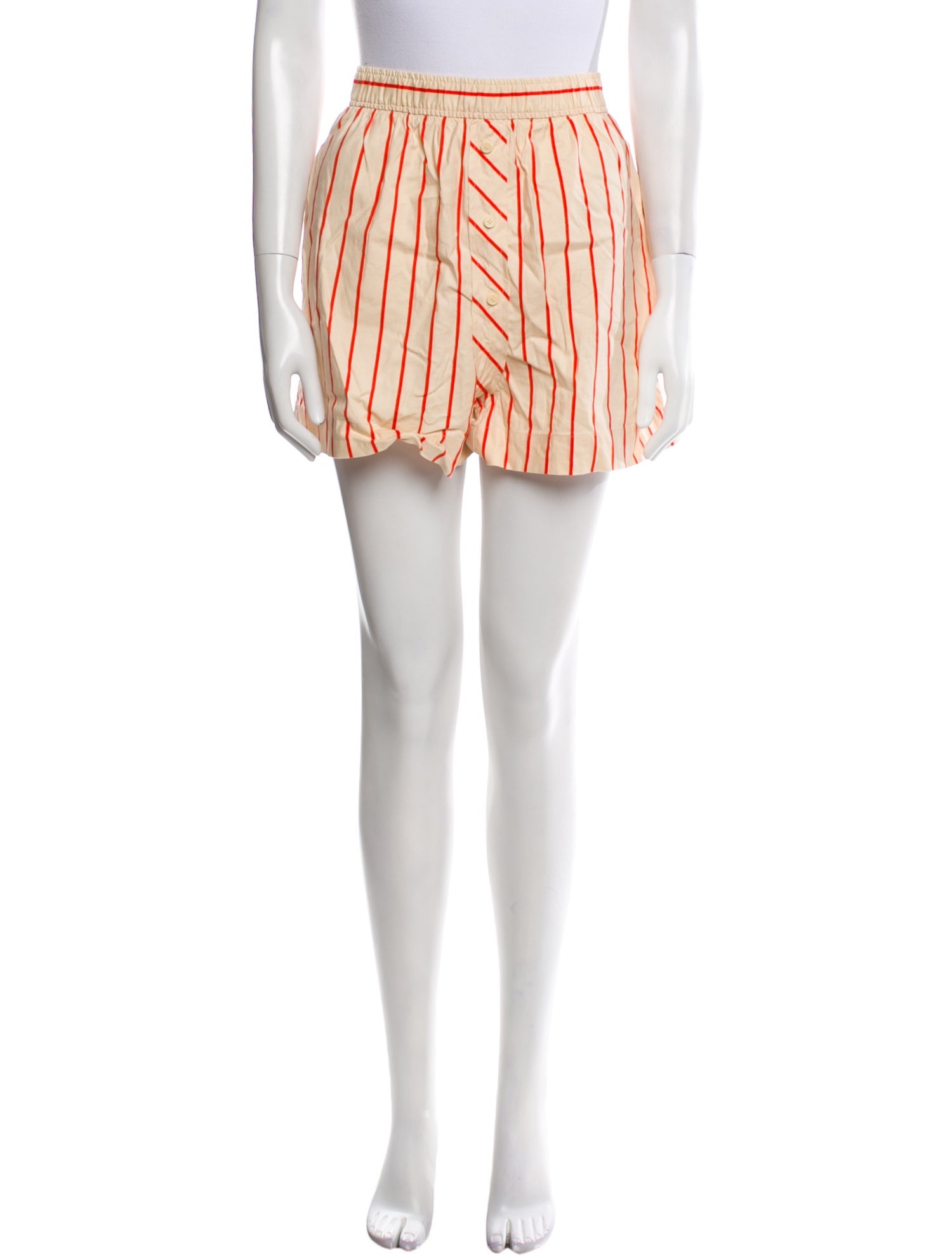 Reformation Striped Mini Shorts