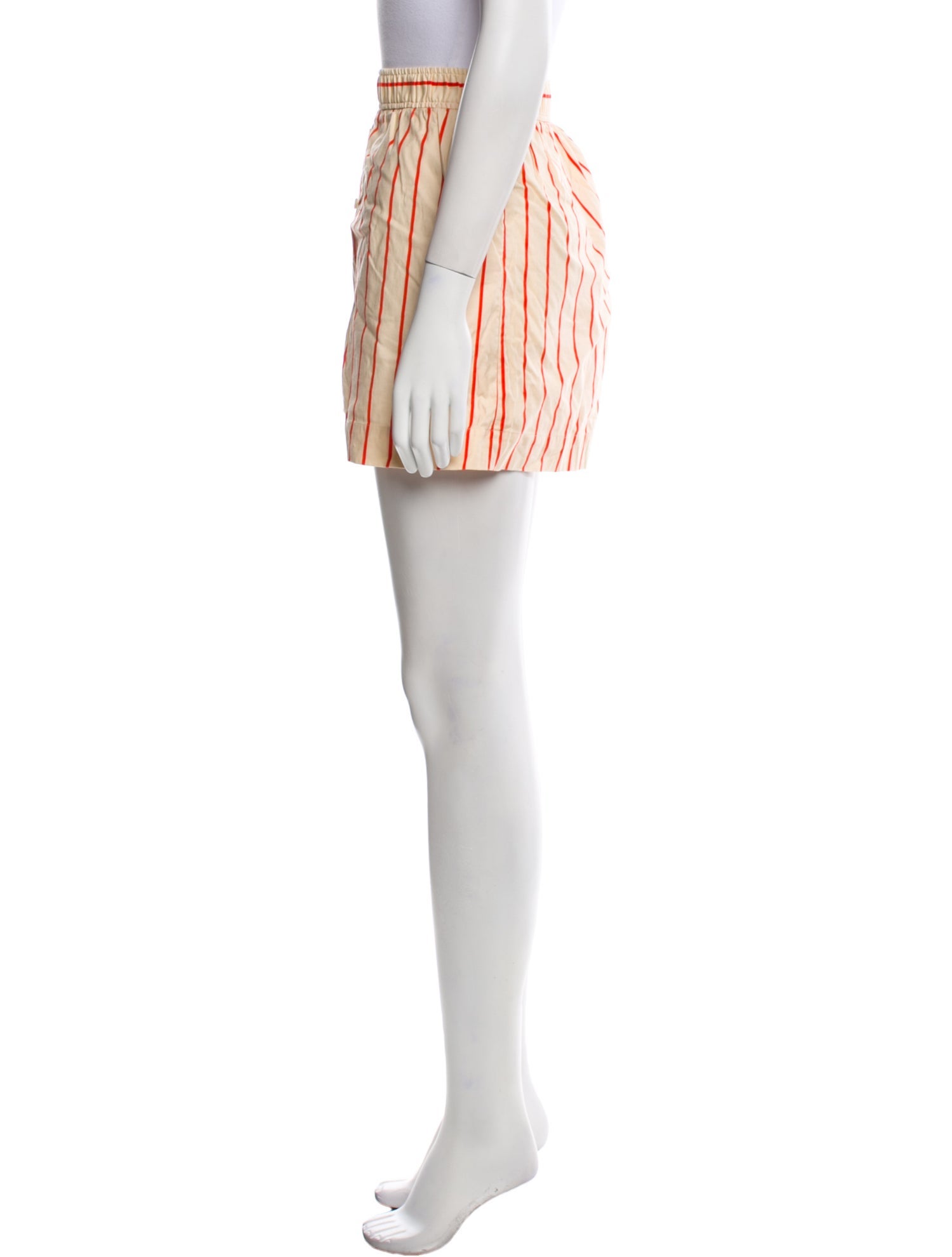 Reformation Striped Mini Shorts