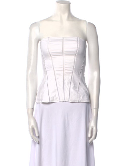 Reformation Square Neckline Sleeveless Crop Top