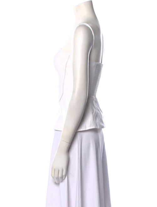 Reformation Square Neckline Sleeveless Crop Top