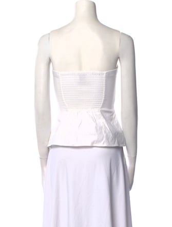 Reformation Square Neckline Sleeveless Crop Top