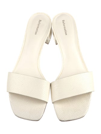Reformation Leather Slides