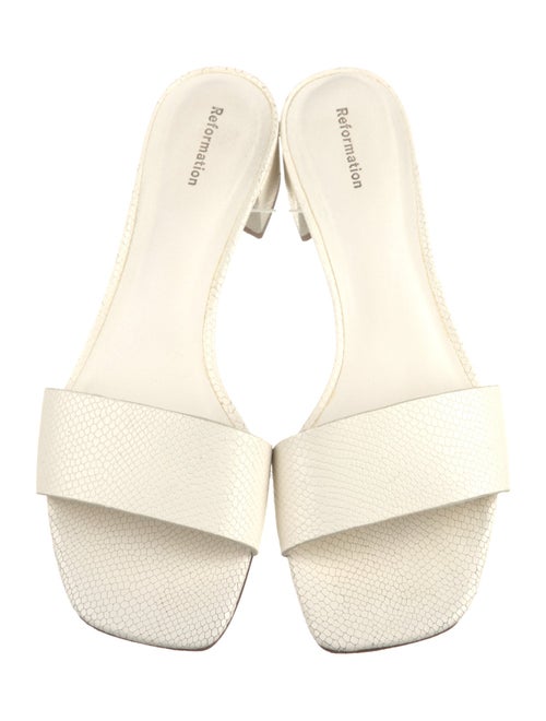 Reformation Leather Slides