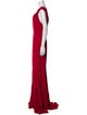 Reformation V-Neck Long Dress