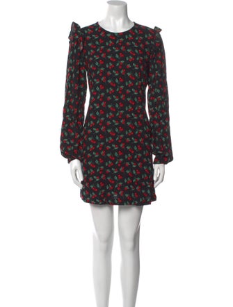 Reformation Floral Print Mini Dress