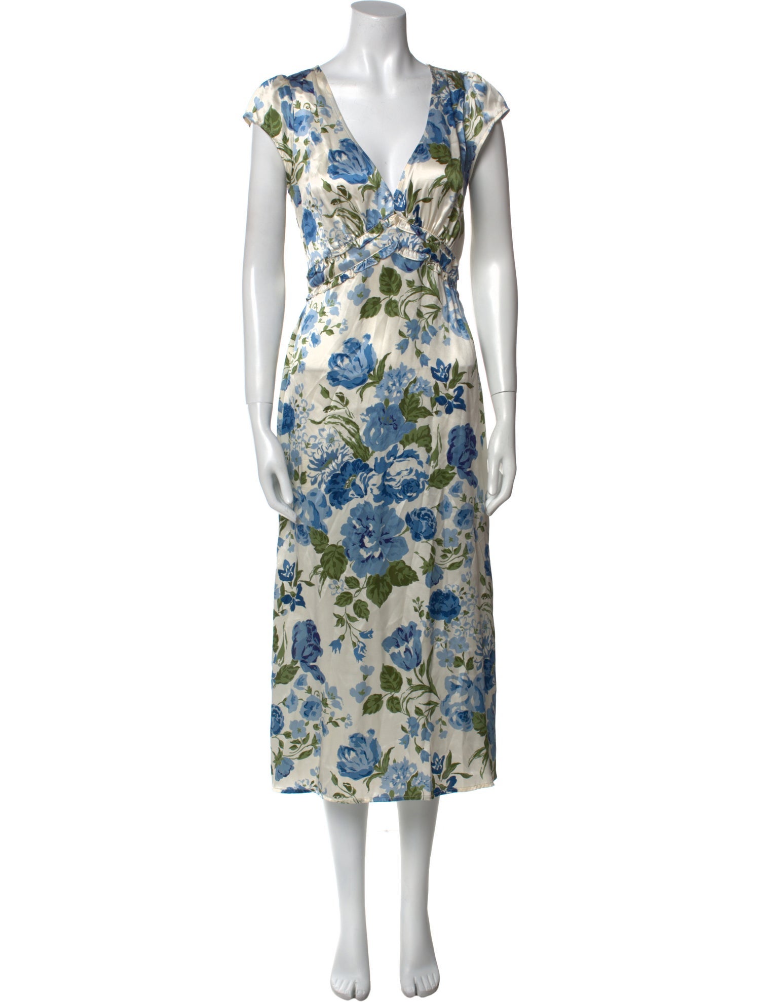 Reformation Silk Long Dress