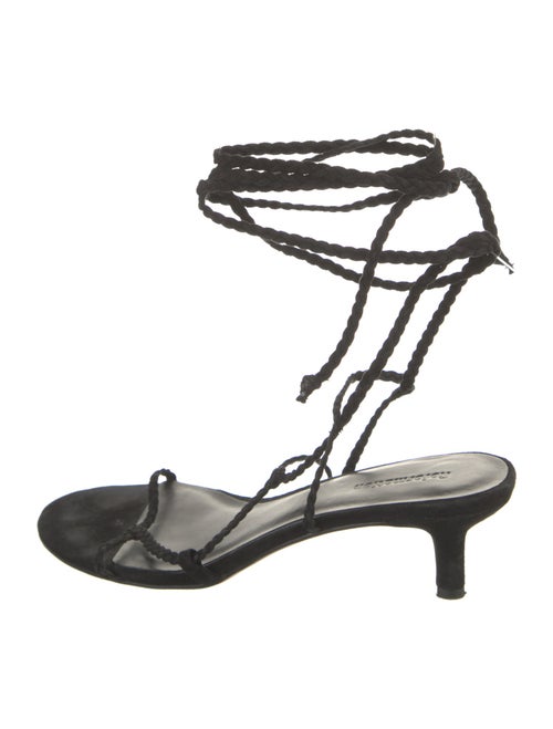 Reformation Suede Braided Accents Gladiator Sandals