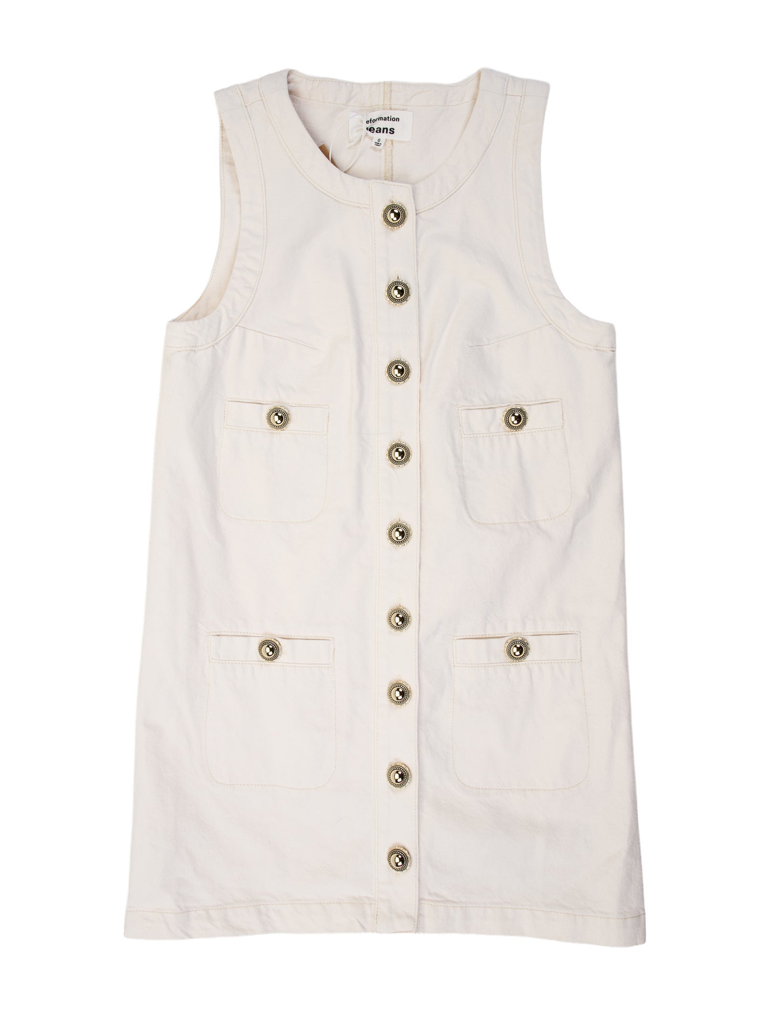 Reformation Scoop Neck Mini Dress w/ Tags