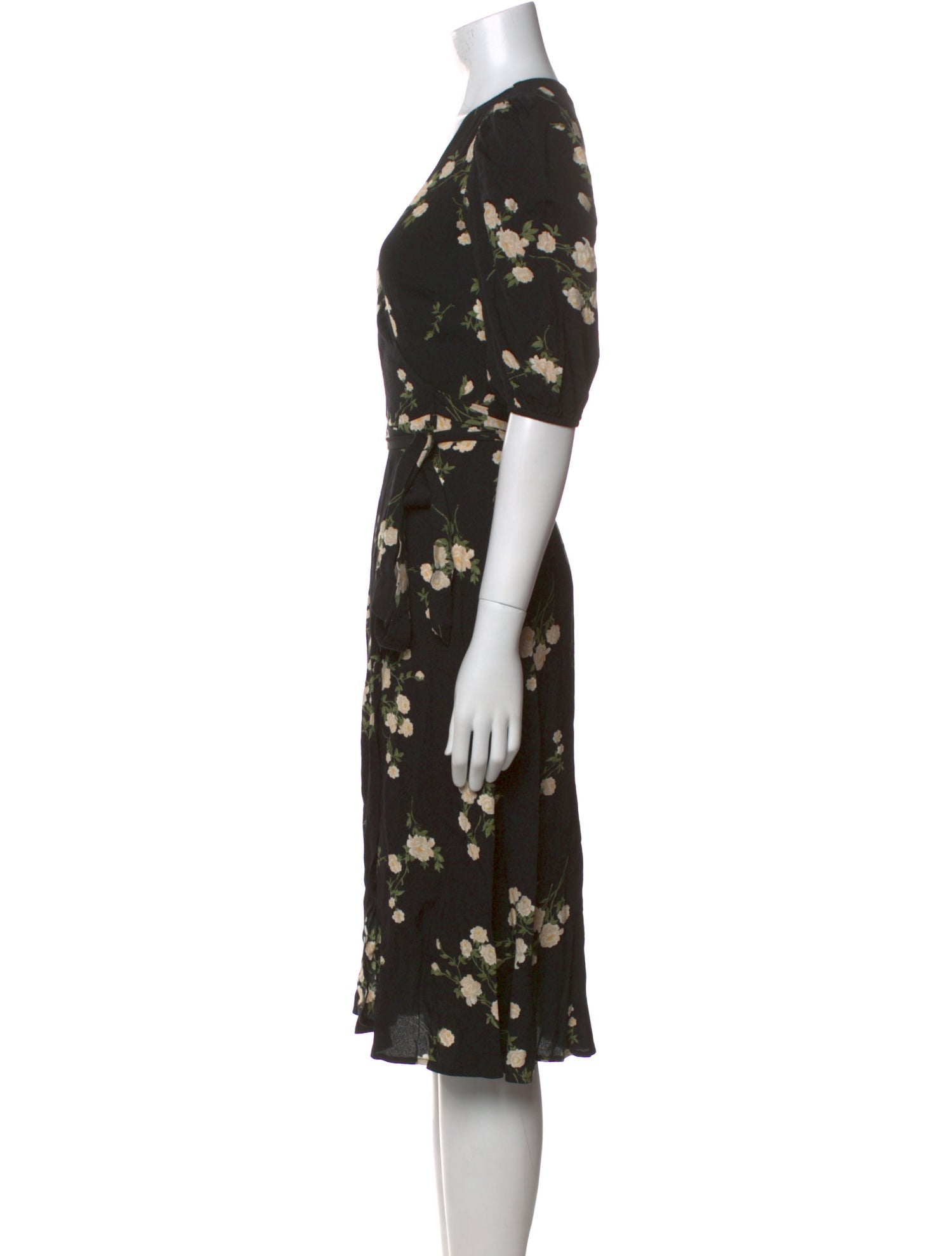 Reformation Floral Print Midi Length Dress w/ Tags