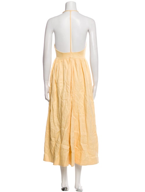 Reformation Linen Midi Length Dress