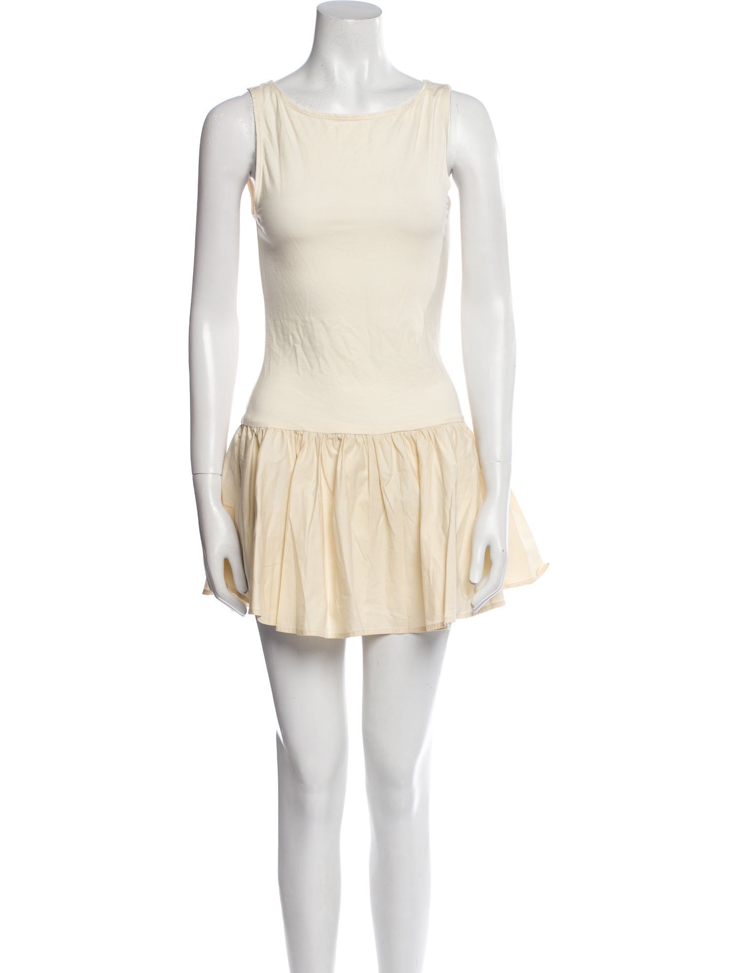 Reformation Bateau Neckline Mini Dress