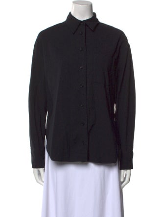 Reformation Long Sleeve Button-Up Top